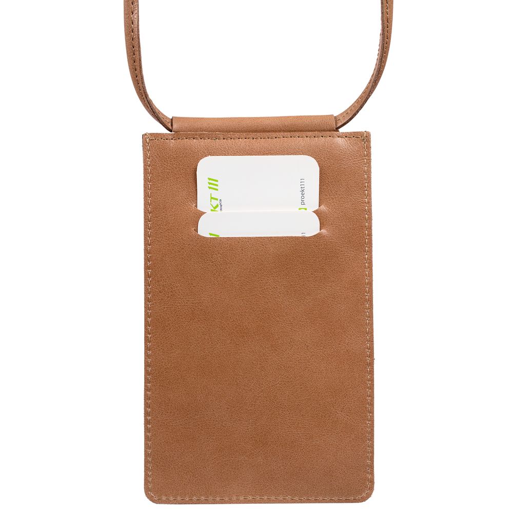 Сумочка для телефона Apache, светло-коричневая (camel) / Миниатюра WWW (1000)