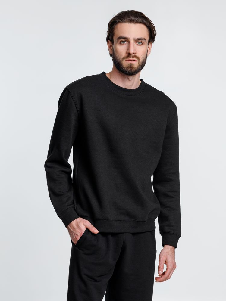 Свитшот унисекс Delta, черный / Миниатюра WWW (1000)