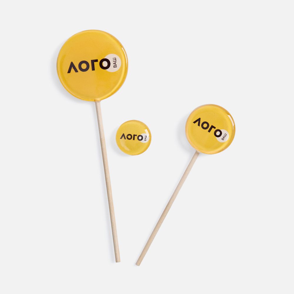 Леденец без сахара на палочке Prism M на заказ / Миниатюра WWW (1000)