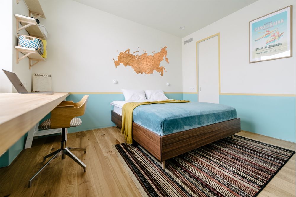 Деревянная карта России, дуб / Миниатюра WWW (1000)