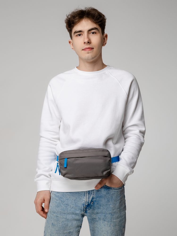 Поясная сумка Sensa, серая с синим / Миниатюра WWW (1000)