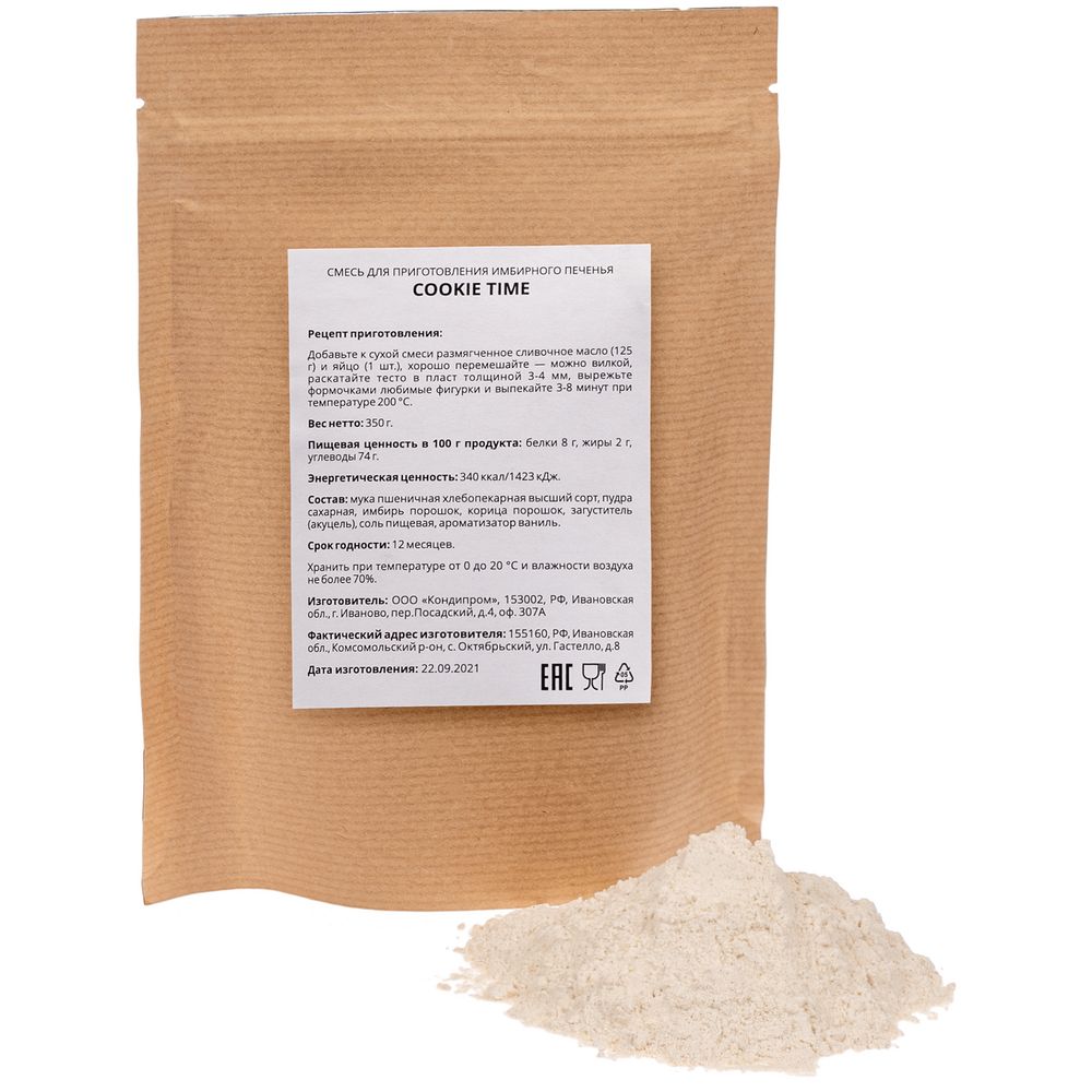 Смесь Cookie Time для приготовления имбирного печенья / Миниатюра WWW (1000)