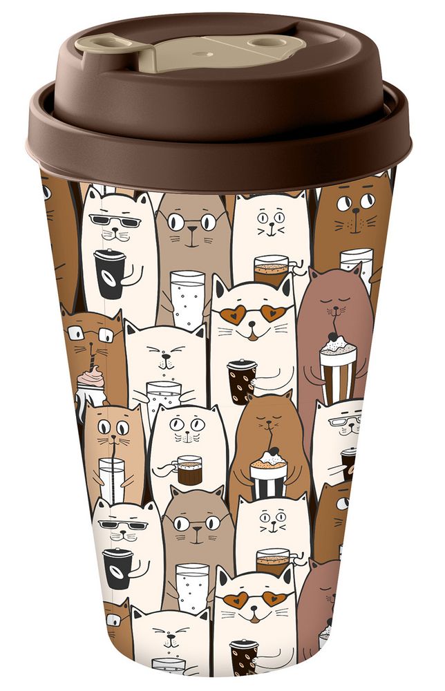 Стакан с крышкой Tumbler на заказ, M / Миниатюра WWW (1000)