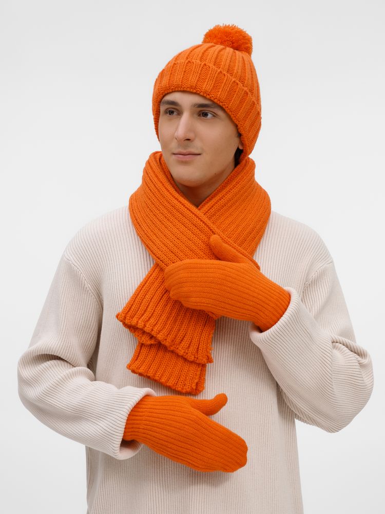 Шарф HappyGo, оранжевый / Миниатюра WWW (1000)