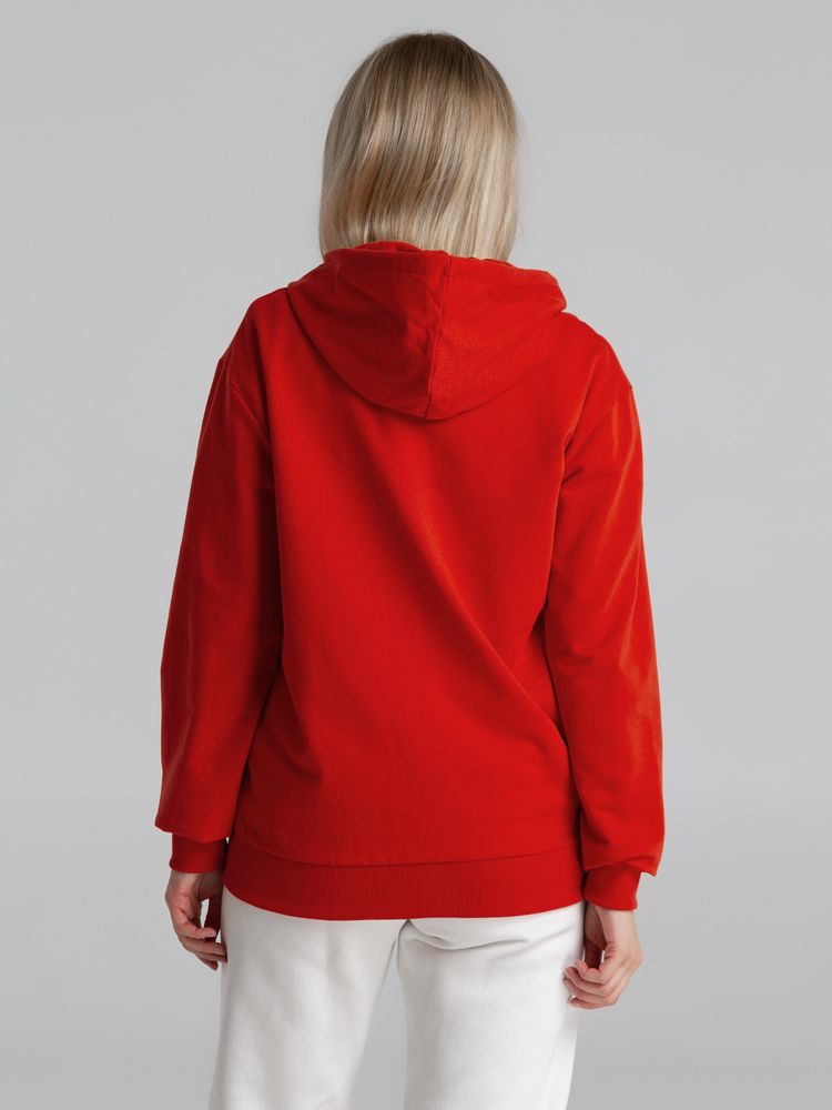 Толстовка на молнии с капюшоном Unit Siverga, красная / Миниатюра WWW (1000)
