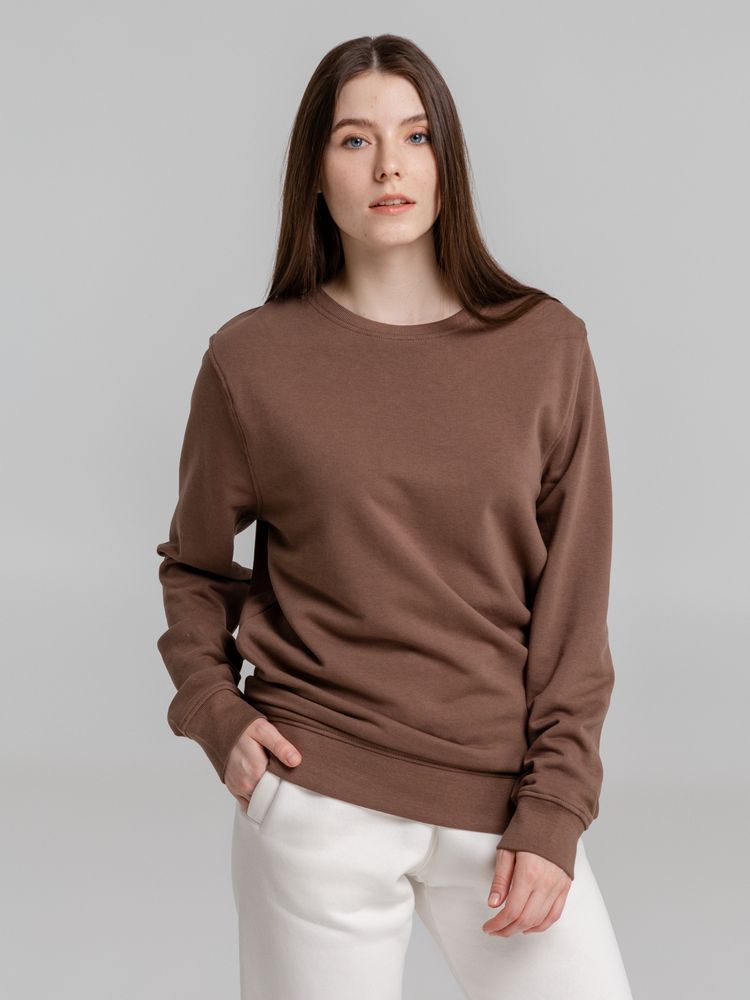 Свитшот унисекс BNC Organic, коричневый (мокко) / Миниатюра WWW (1000)