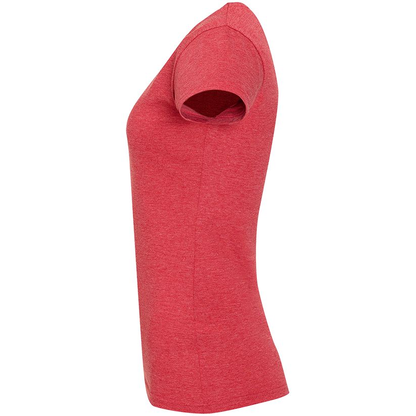 Футболка женская Mixed Women, красный меланж / Миниатюра WWW (1000)