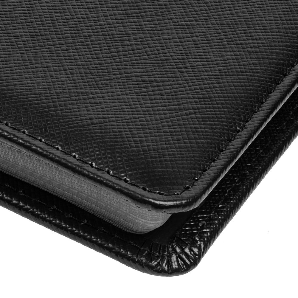 Визитница Linen, черная / Миниатюра WWW (1000)