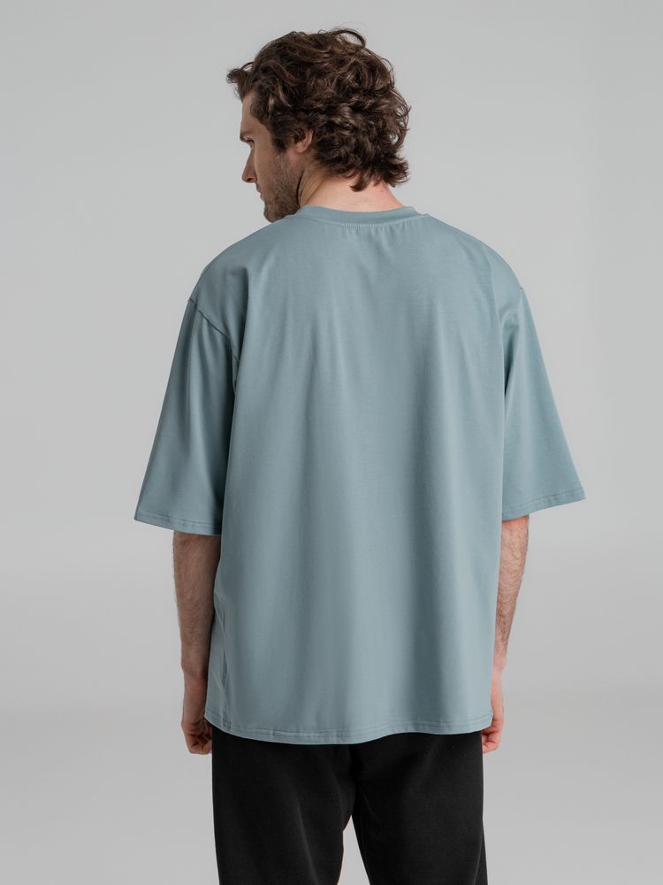 Футболка оверсайз Slope, серо-зеленая / Миниатюра WWW (1000)