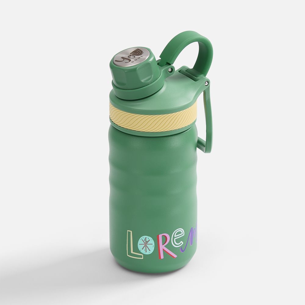 Термобутылка Fujisan 2.0, зеленая / Миниатюра нанесения (1000)