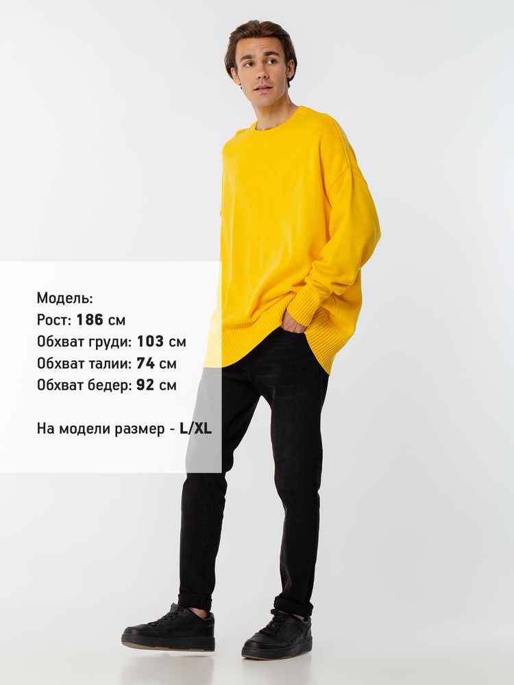 Джемпер оверсайз унисекс Stated в сумке, желтый / Миниатюра WWW (1000)