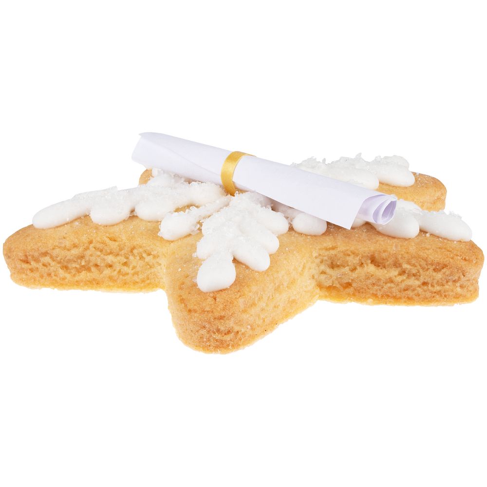 Новогоднее печенье с предсказанием «Снежинка» / Миниатюра WWW (1000)