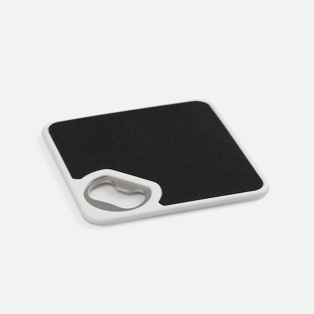 Костер с открывашкой для бутылок Bartender, ver.2, белый / Миниатюра WWW (1000)