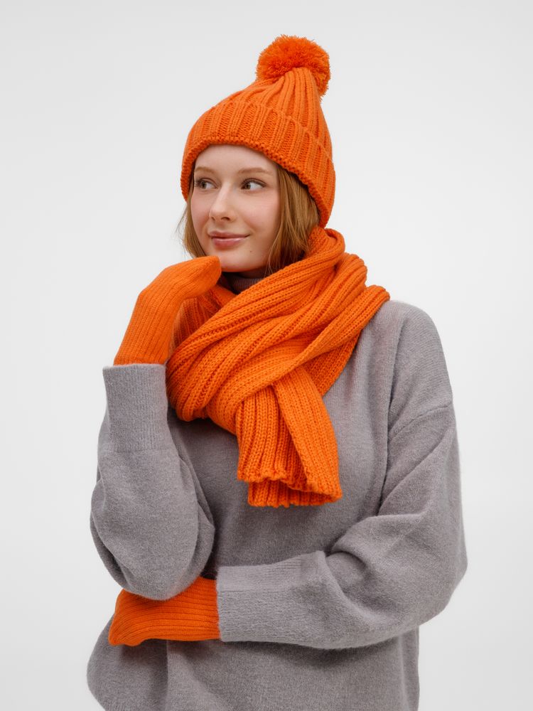 Шарф HappyGo, оранжевый / Миниатюра WWW (1000)