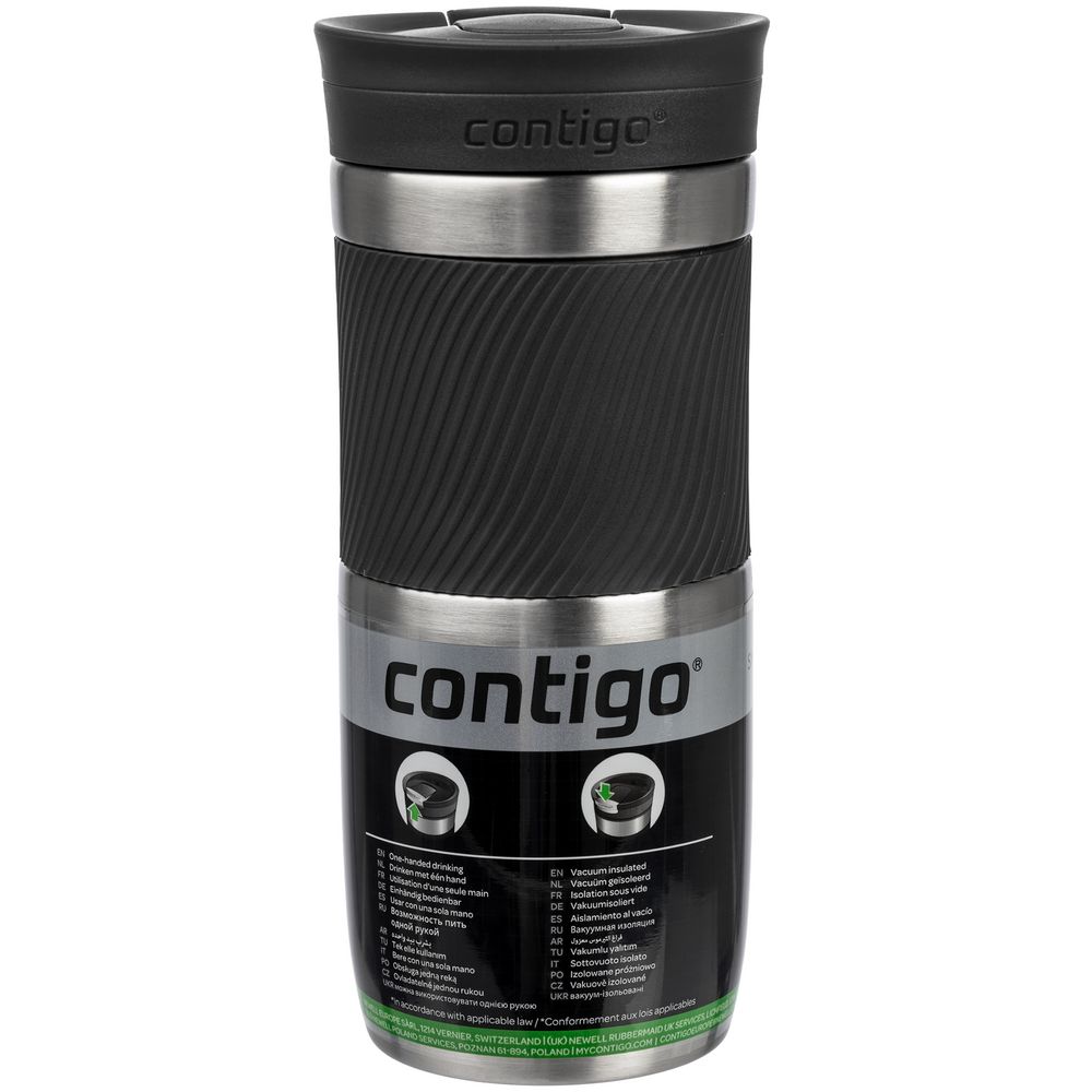 Термостакан Byron, вакуумный, герметичный, стальной цвет / Миниатюра WWW (1000)