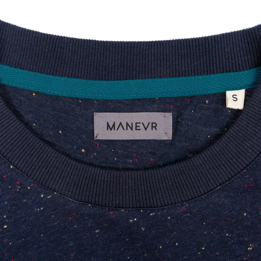 Футболка унисекс Kosmos 1.0, синий меланж / Миниатюра WWW (1000)