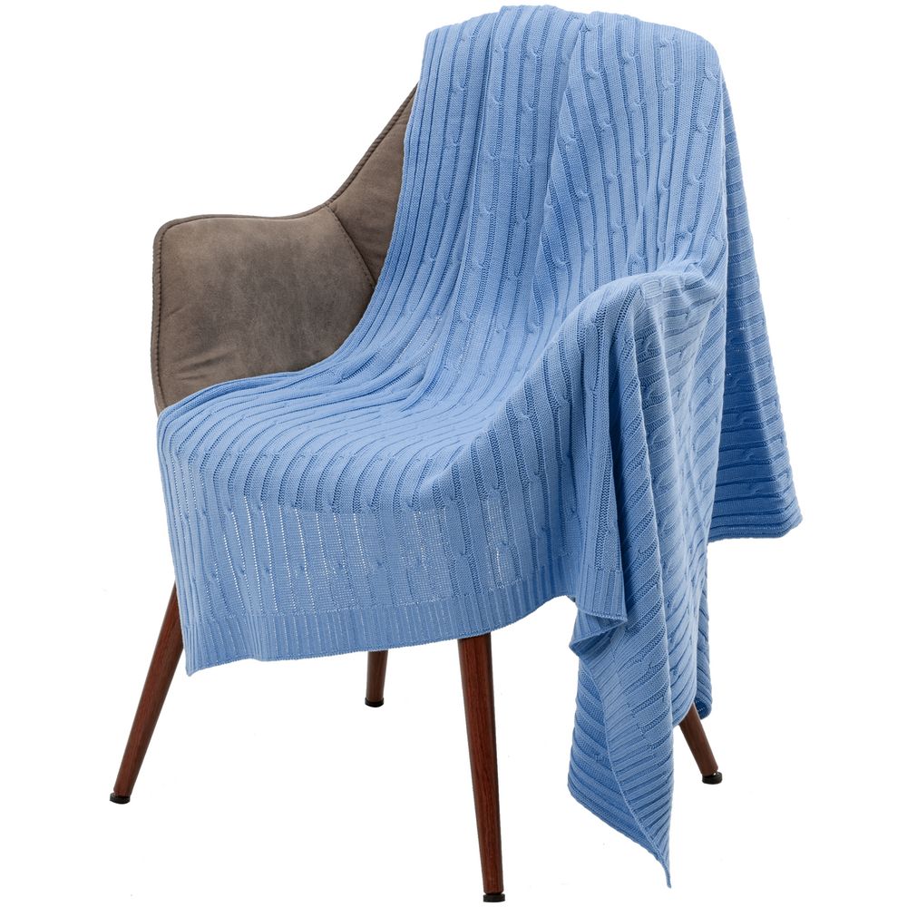 Плед Remit, небесно-голубой / Миниатюра WWW (1000)