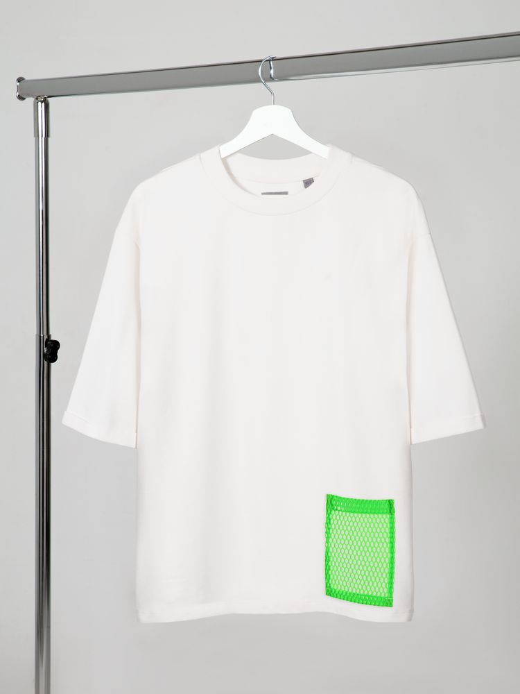 Футболка унисекс Kosmos 2.0, кремовая / Миниатюра нанесения (1000)