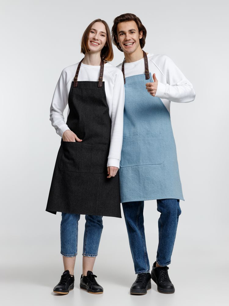 Фартук Denim Team, черный / Миниатюра модельного (1000)