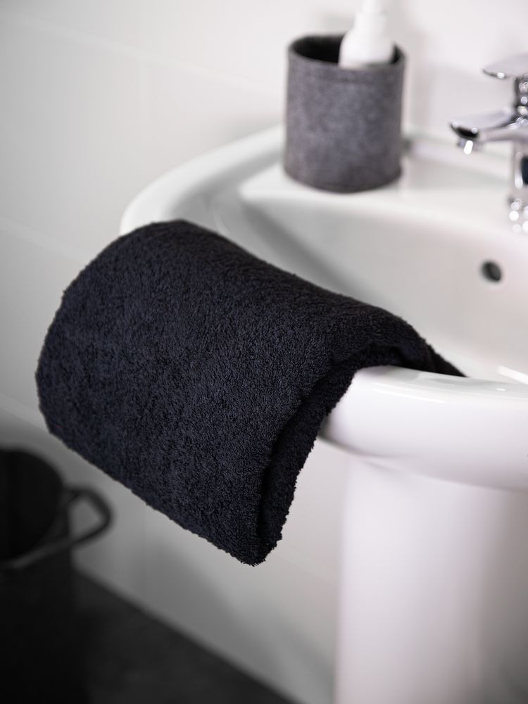 Полотенце Odelle, большое, черное / Миниатюра WWW (1000)