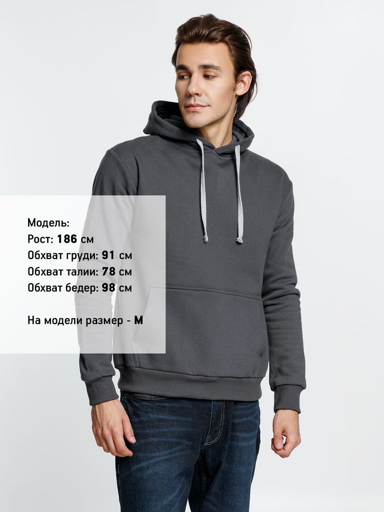 Толстовка с капюшоном Kirenga Heavy, темно-серая (графит) / Миниатюра WWW (1000)