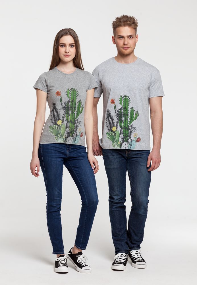 Футболка женская «Жажда жизни», серый меланж / Миниатюра WWW (1000)