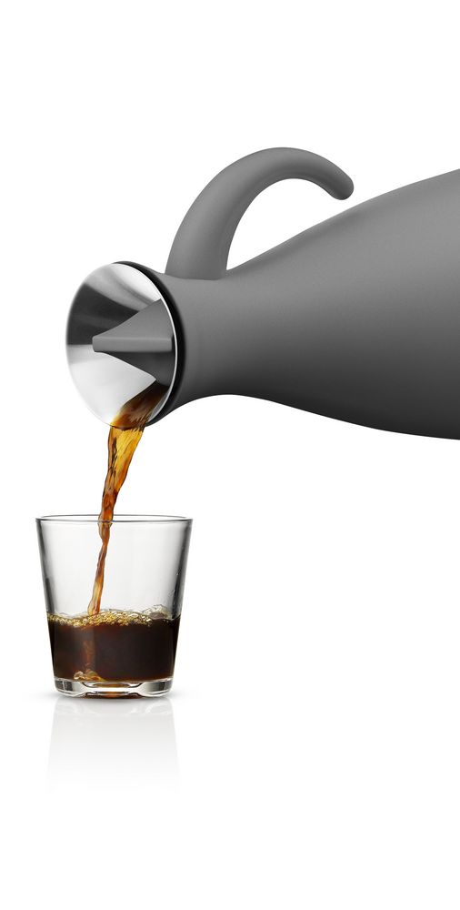 Термокувшин Vacuum, высокий, матовый темно-серый / Миниатюра WWW (1000)