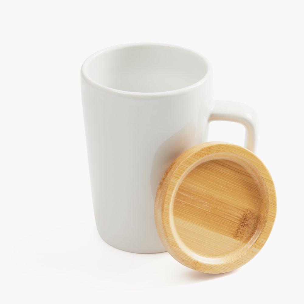 Кружка Vierra с крышкой-костером, белая / Миниатюра WWW (1000)