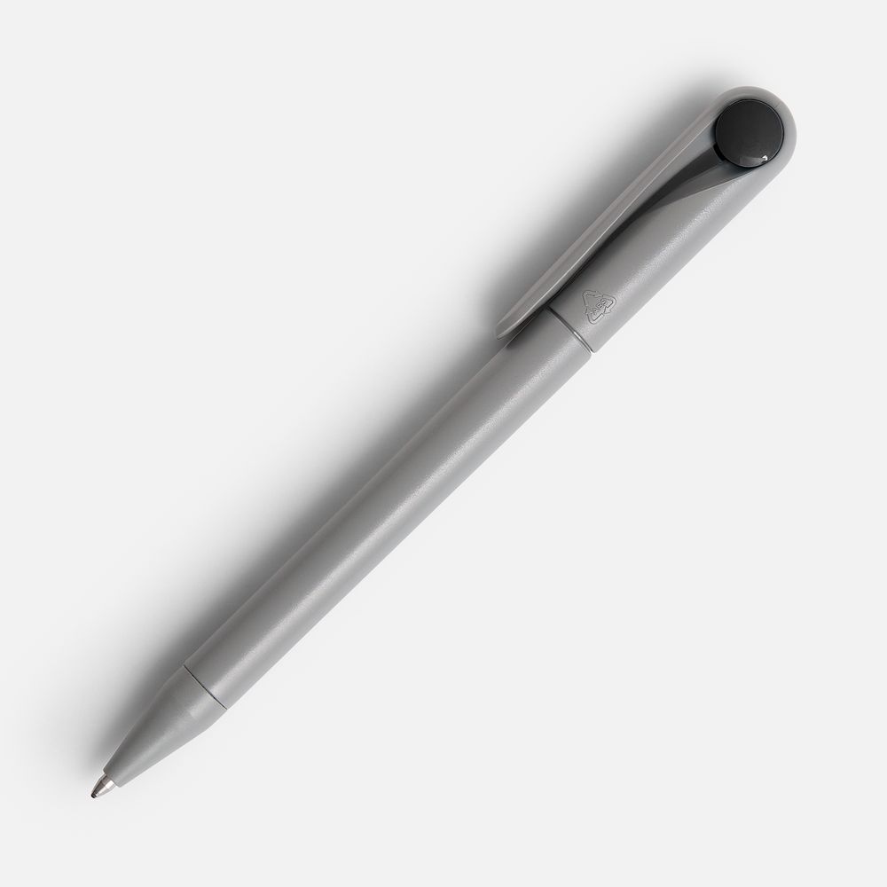 Ручка шариковая Prodir DS1 TMM Dot, серая с черным / Миниатюра WWW (1000)