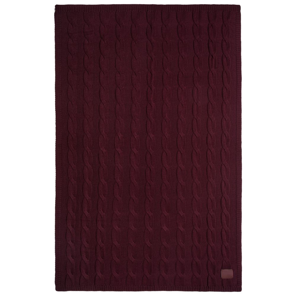 Плед Stille, бордовый / Миниатюра WWW (1000)