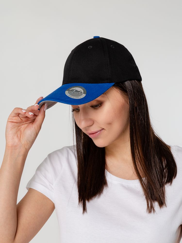 Бейсболка Ben Loyal, черная с синим / Миниатюра WWW (1000)