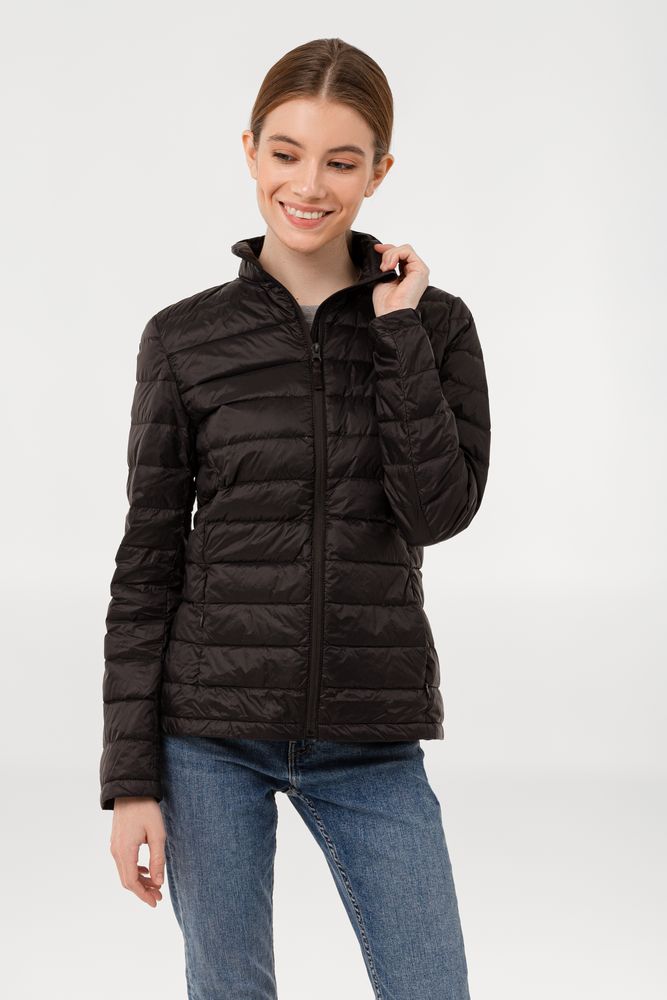 Куртка женская Wilson Women, черная / Миниатюра WWW (1000)