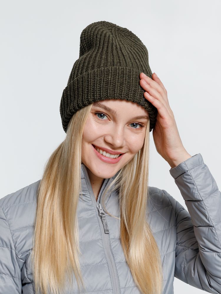 Шапка Nordkyn, зеленая (оливковая) / Миниатюра WWW (1000)