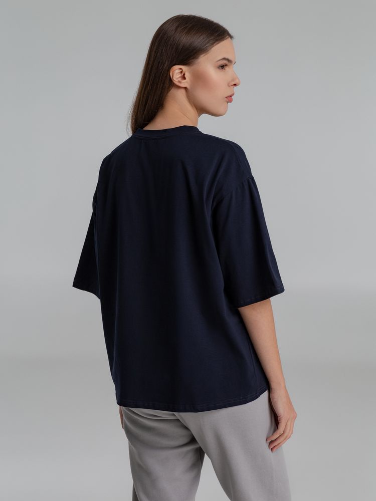 Футболка оверсайз Slope, темно-синяя / Миниатюра WWW (1000)