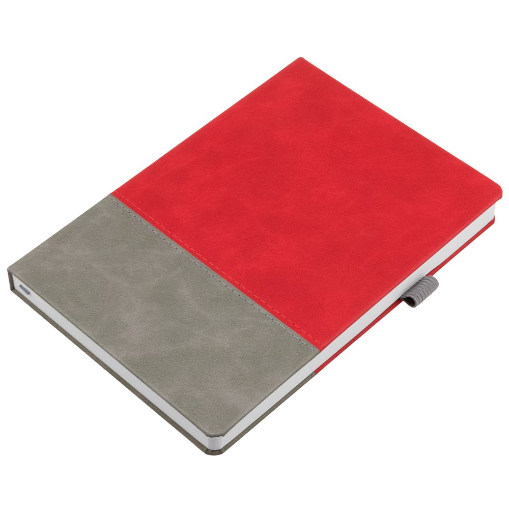 Ежедневник Horizon, недатированный, серый с красным / Миниатюра WWW (1000)