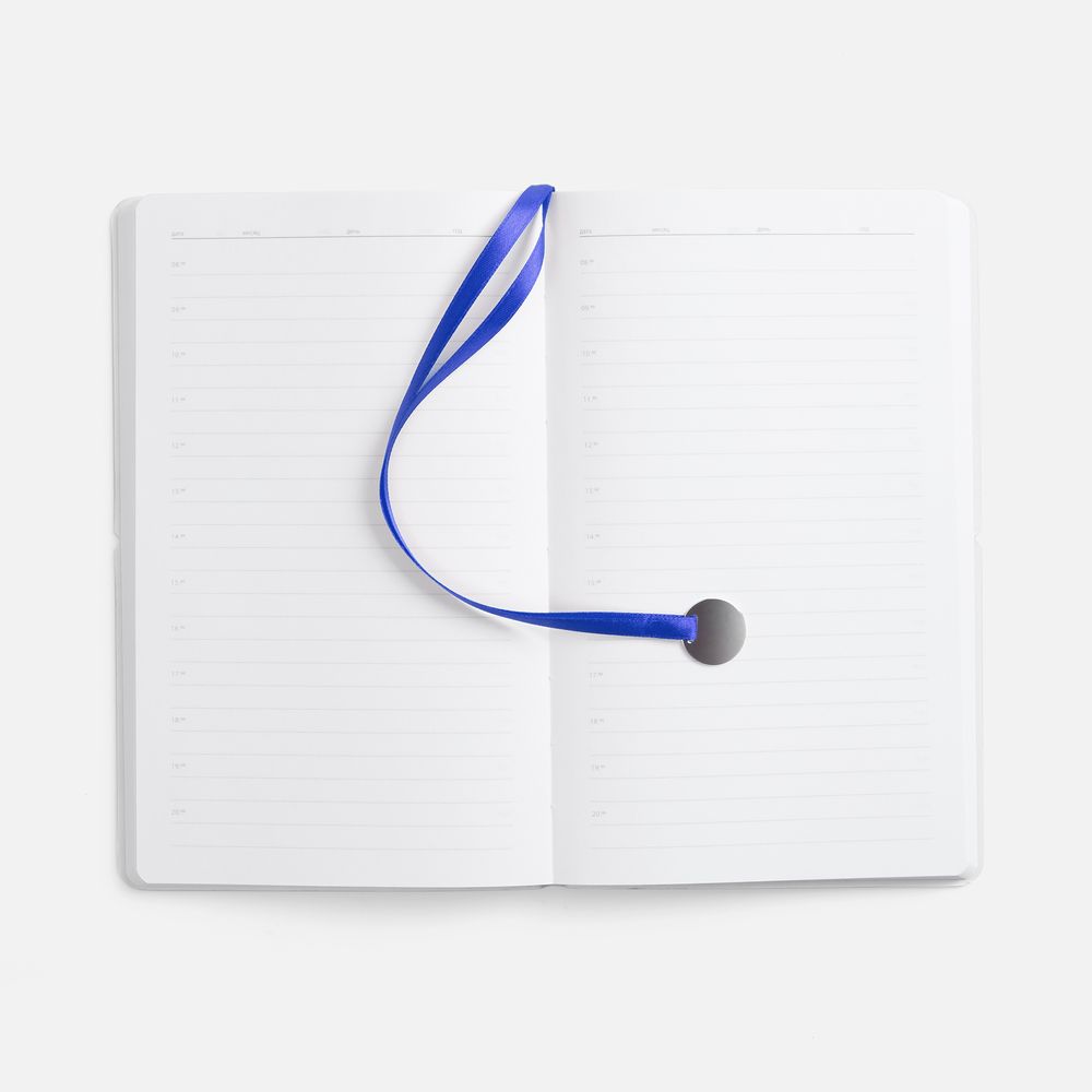 Ежедневник Waltz, недатированный, синий / Миниатюра WWW (1000)