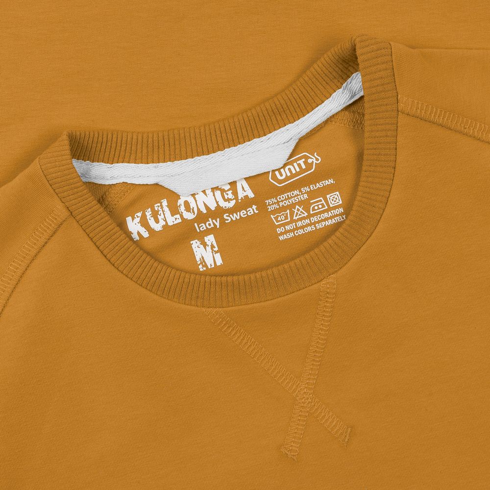 Свитшот женский Kulonga Sweat, горчичный / Миниатюра WWW (1000)