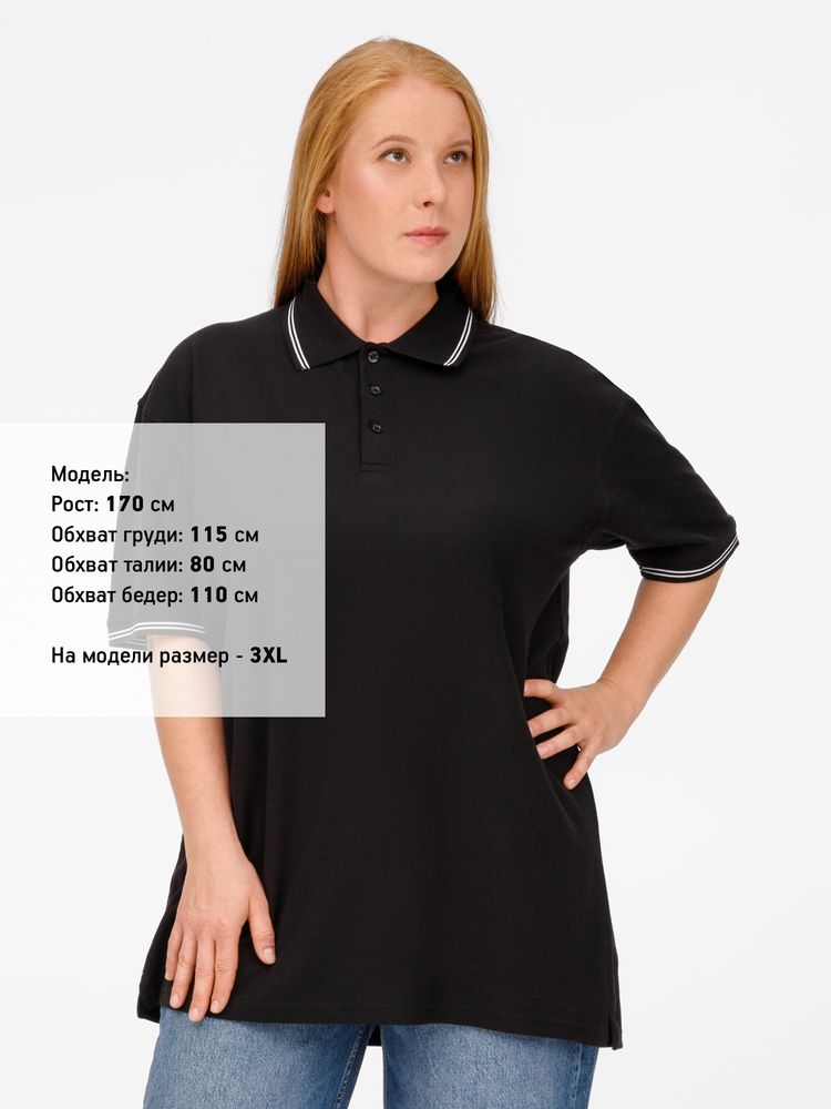 Рубашка поло Virma Stripes, черная / Миниатюра модельного (1000)