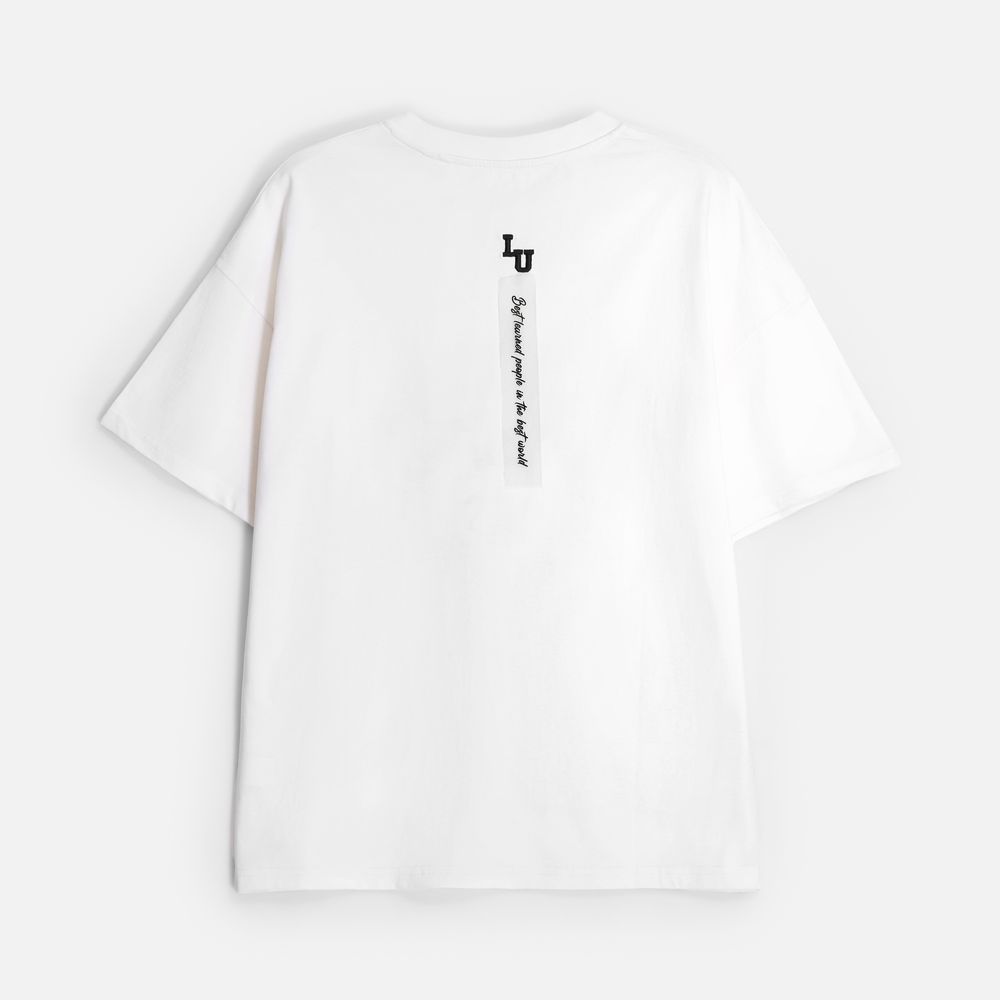 Футболка унисекс T3, молочно-белая / Миниатюра нанесения (1000)