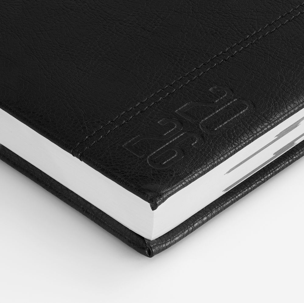 Ежедневник Baza, датированный, черный / Миниатюра WWW (1000)