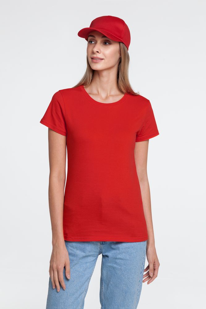 Футболка женская T-bolka Lady, красная / Миниатюра WWW (1000)