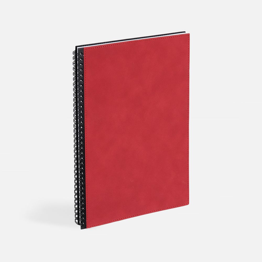Ежедневник Notera Maxi, недатированный, красный / Миниатюра WWW (1000)