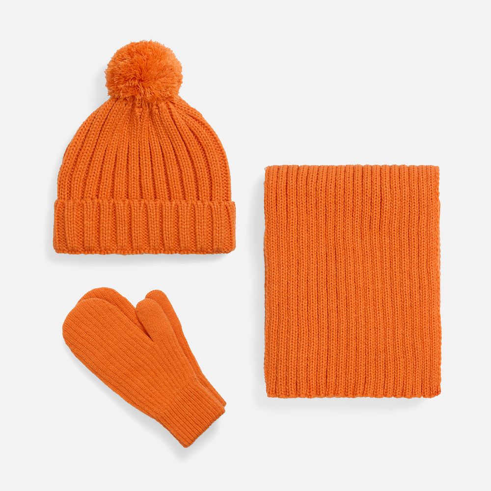 Шапка HappyGo, оранжевая / Миниатюра WWW (1000)