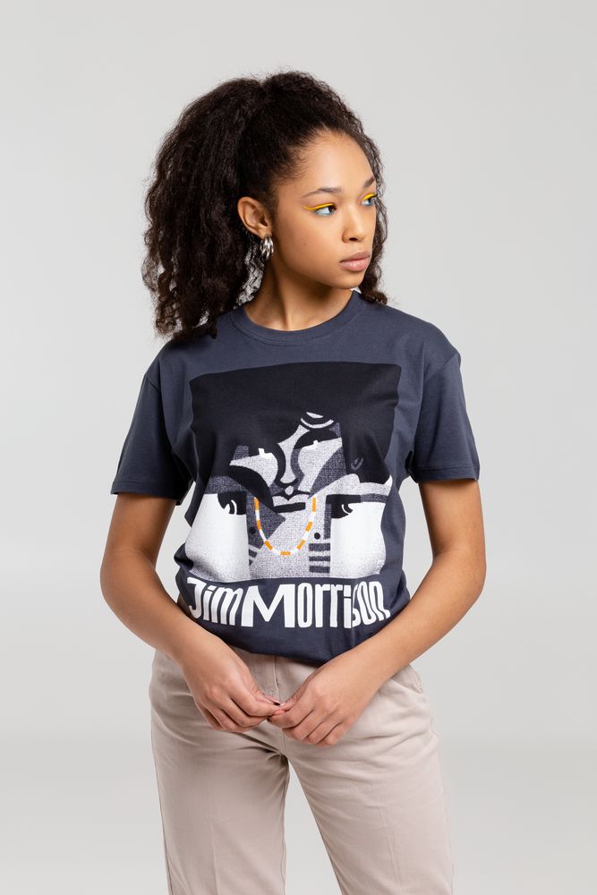 Футболка «Меламед. Jim Morrison», темно-серая / Миниатюра WWW (1000)