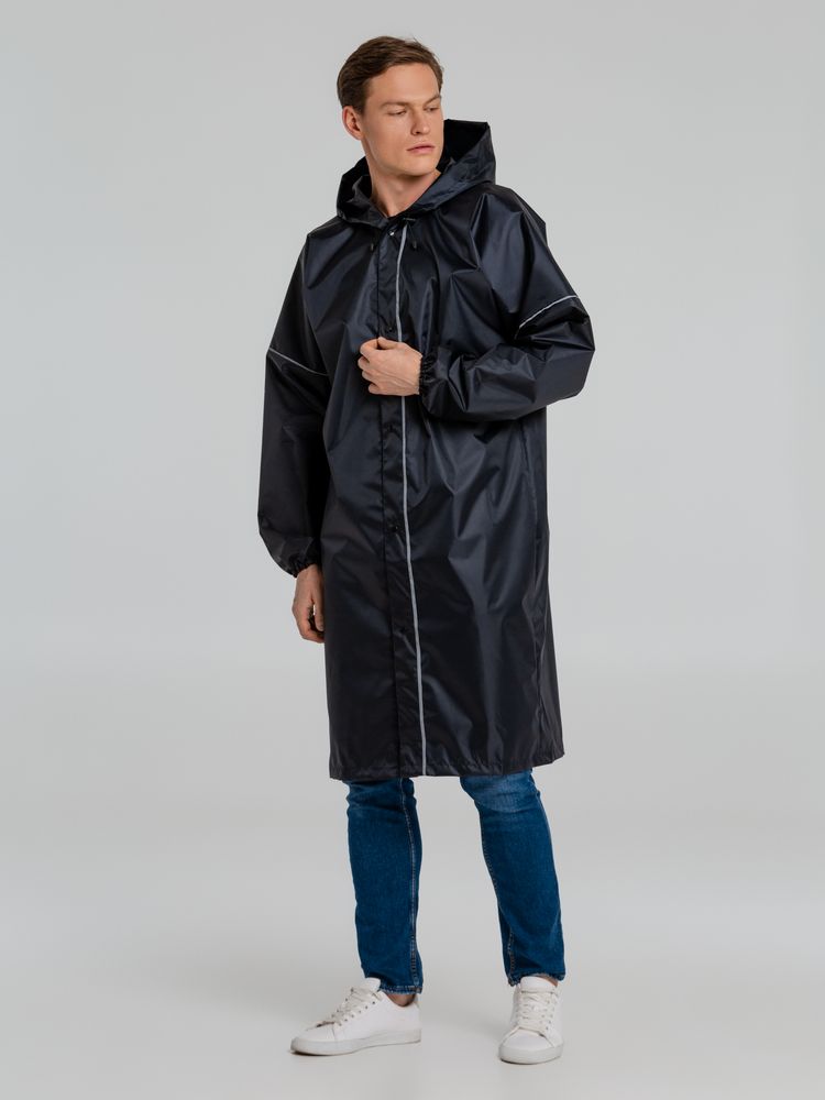 Дождевик со светоотражающими элементами Rainman Blink, темно-синий / Миниатюра WWW (1000)