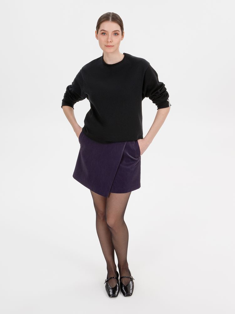 Лонгслив унисекс Siluetti Fuori, черный / Миниатюра WWW (1000)