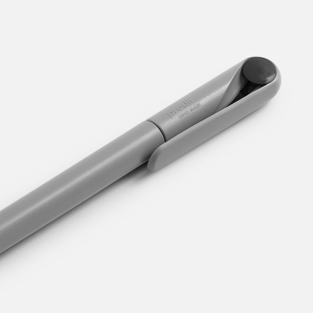 Ручка шариковая Prodir DS1 TMM Dot, серая с черным / Миниатюра WWW (1000)