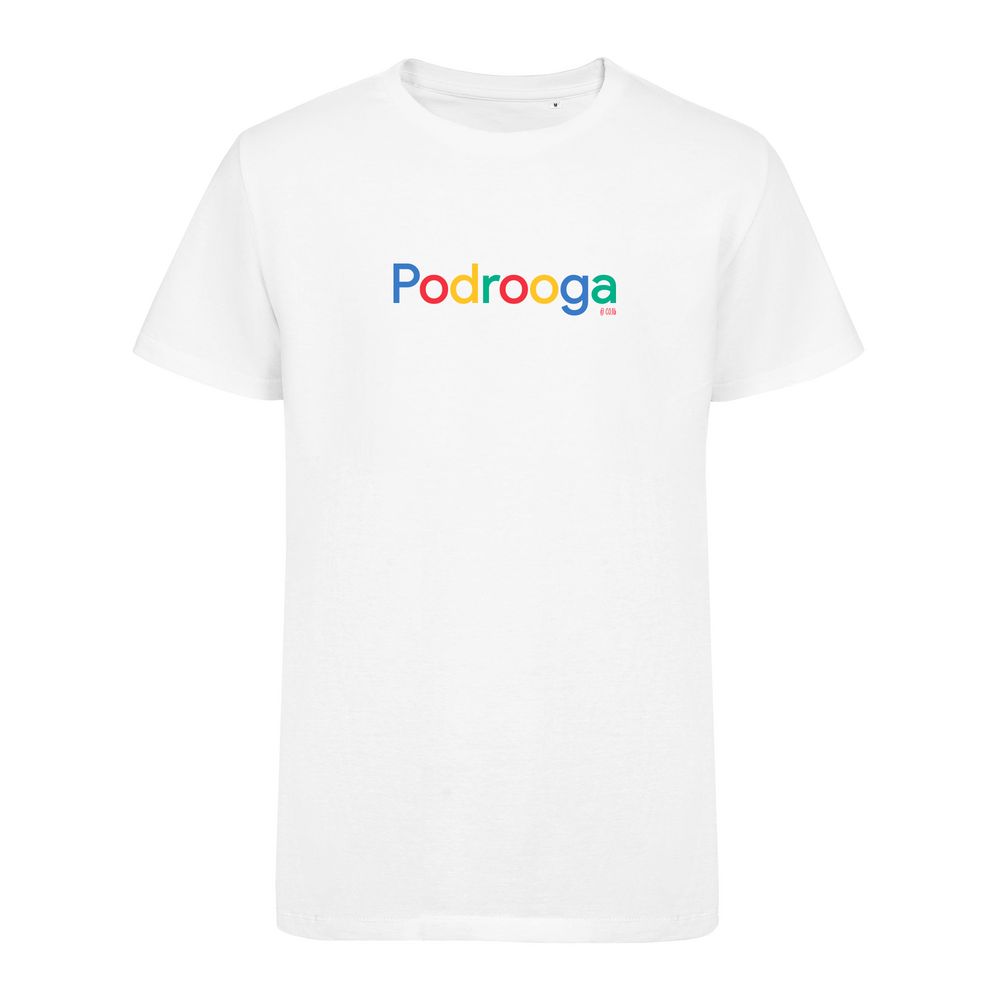 Футболка Podrooga, белая / Миниатюра WWW (1000)