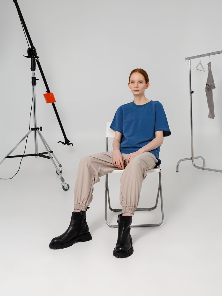 Футболка унисекс Kosmos 1.0, синяя / Миниатюра WWW (1000)