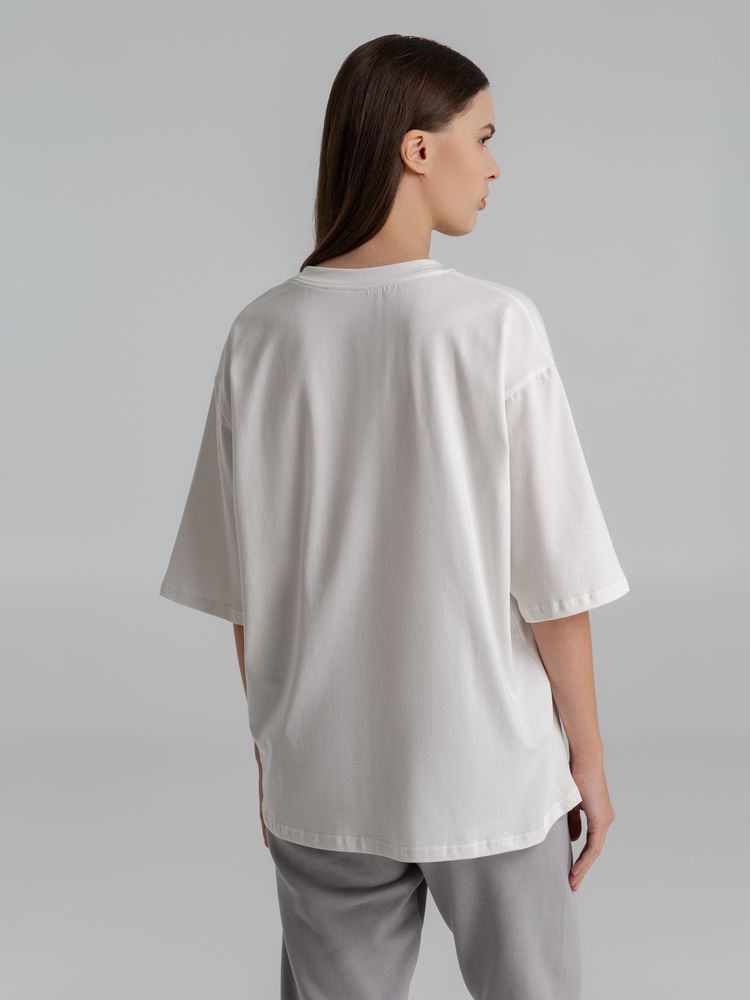 Футболка оверсайз Slope, молочно-белая / Миниатюра WWW (1000)